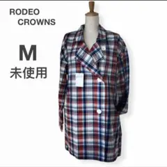 RODEO CROWNS 未使用　2WAY チェスターコートMサイズ チェック柄
