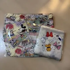 ミッキーマウスのコミックデザインのポリエステルバッグと巾着バッグ