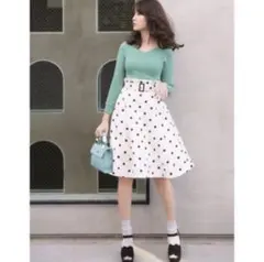 リランドチュール　ドットスカート