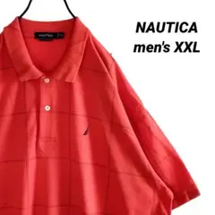 【海外 古着】NAUTICA 90s 半袖 ポロシャツ ゆるだぼ オーバーサイズ