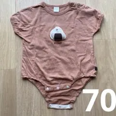 futafuta ロンパース おにぎり 70cm