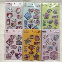 ディズニー ウォーターシール 6枚セット　ベイマックス　ディズニープリンセス