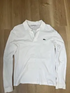 ラコステ LACOSTE 長袖ポロシャツ 鹿の子 世界流通モデル USサイズS