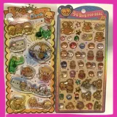大人気☆なっとうちゃんうるちゅるシール＆キラキラウォーターinシールセット