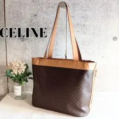 良品 セリーヌ マカダム レザー トート ショルダーバッグ レディース メンズ
