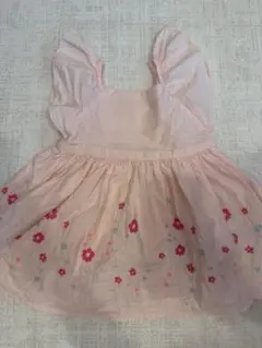 GAP ベビー 花柄刺繍ワンピース ピンクのサムネイル