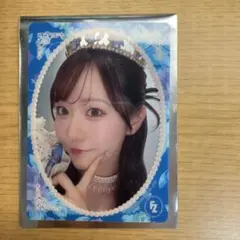 真中まな　FRUITS ZIPPER クリアトレーディングカード