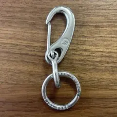 PRADA プラダ カラビナ キーリング キーホルダー シルバーカラー