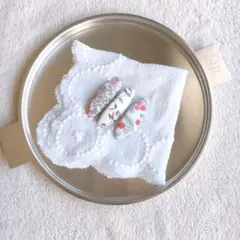 ハンドメイド　リバティ　パッチンピン　おしゃれ　ヘアピン　花柄　おでかけ　お揃い