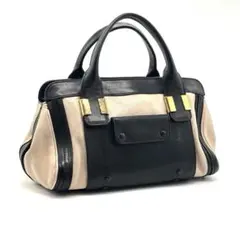 美品 Chloe バッグ バイカラー アリス - メルカリ