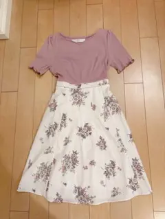 tocco closet 花柄　ワンピース