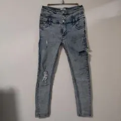 INGNI ハイウエスト スキニーデニムＳサイズ