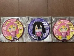 鬼滅の刃 みに隊士 缶バッジ 甘露寺蜜璃 伊黒小芭内