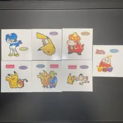 ポケモンデコキャラシール 7枚 まとめうり