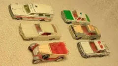 JUNK ヴィンテージトミカ ６種６台 日本製 国産車 働く車 外国車 トミー