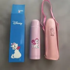 Disney【おしゃれキャット】マリーステンレスカラー魔法瓶水筒外箱カバー付きのサムネイル