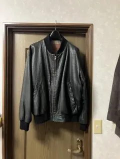 E.Z. BY ZEGNA ゼニア　レザージャケット ライダース　ブルゾン　L E.Z. BY ZEGNA ゼニア レザージャケット ライダース ブルゾン L