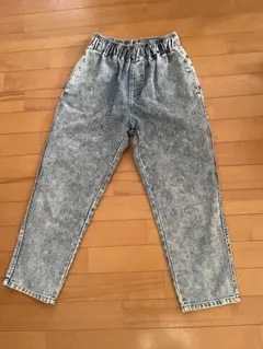 デニムパンツ ブルーウエストゴム140cm