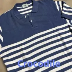 Crocodile ボーダー ポロシャツ ニットのサムネイル