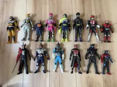 仮面ライダー ソフビ フィギュア 14体+ドンブラザーズ1体 セット