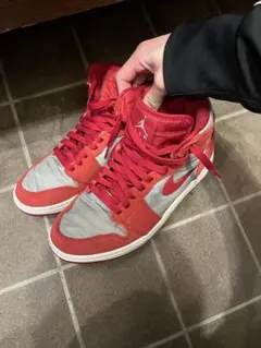 Air Jordan 1 レッド/グレー ハイカット