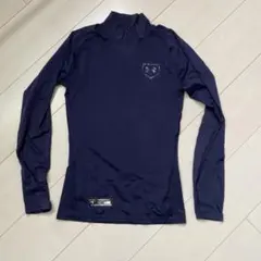 UNDER ARMOUR アンダーシャツ　SM ネイビー　ハイネック　野球