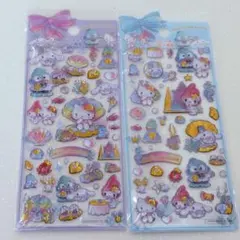 ドロップシール 2枚セット ぷっくりシール サンリオ