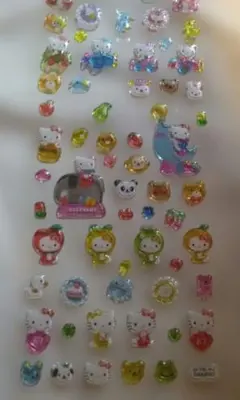 ハローキティ 立体シールセット　2007 　サンリオ　平成レトロ