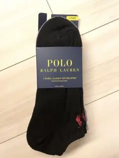 Polo Ralph Laurenクラシックコットンスポーツソックス 3足セット