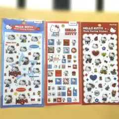 公式 ハローキティ シール 2種 と タイルシール ３セット