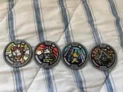 妖怪メダル　ジバニャン　コマさん　コマじろう　なまはげ　4枚セット