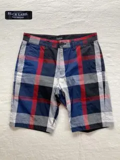 BLACK LABEL CRESTBRIDGE チェック柄　ショートパンツ M