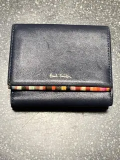 Paul Smith 三つ折り財布 がま口 ネイビーのサムネイル