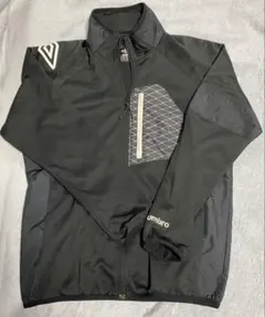 アンブロトレーニングジャージジャケット　サイズS JASPO フード付き