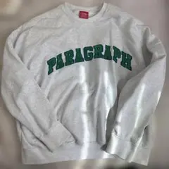PARAGRAPH グレー トレーナー