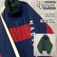【激レア☆US輸入90s】ノーティカ リバーシブルジャケット メンズ3XL