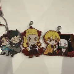 鬼滅の刃 ラバーストラップ 3個セット