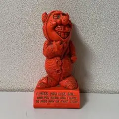 レア　希少　ビンテージ1970's メッセージドール　黒人　ピース　レッドデビル Red Devil Message Doll レッドデビル ビンテージ メッセージ