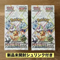新品未開封 シュリンク付き ポケモンカードゲーム テラスタルフェスex 2BOX