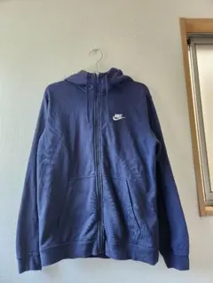 NIKE ジップアップパーカー ネイビー M