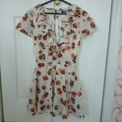 値下げ!スパイラルガールの花柄カバーオール