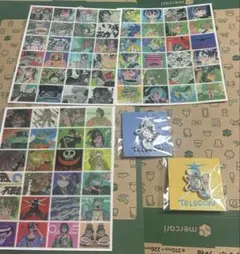 こむぎこ2000 POP QUEST ステッカー ピンバッジ 5点セット