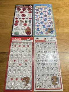 ボンボンドロップシール　ベイマックス　101匹わんちゃん　スティッチ