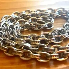 新品 ペーパーチェーン ネックレス 60cm シルバー925 ゆったりサイズ