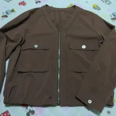 ブラウン ブルゾン