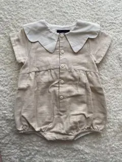 Maison Marelle 襟付きロンパース ベージュ　新品未使用