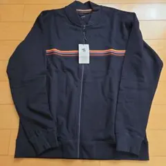 Paul Smith★マルチストライプジップアップブルゾン 　ネイビー　Lサイズ
