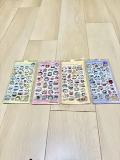 在庫処分セール！ ちいかわ　立体3Dシール　4枚セット