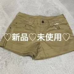【新品未使用】ミスティウーマン ショートパンツ 綿パン レディース M ベージュ