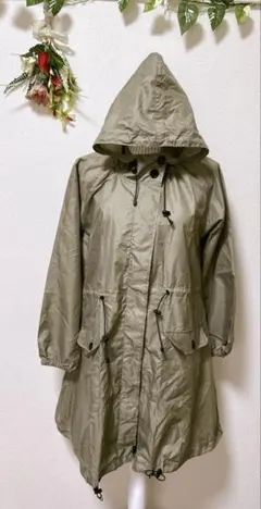 美品、レインコート　レディース　収納袋付　フリーサイズ！